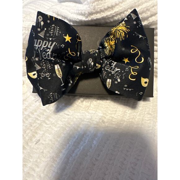 Midnight bow ties New Year’s Eve party wear NWT holiday Chritmas gift - Picture 5 of 6